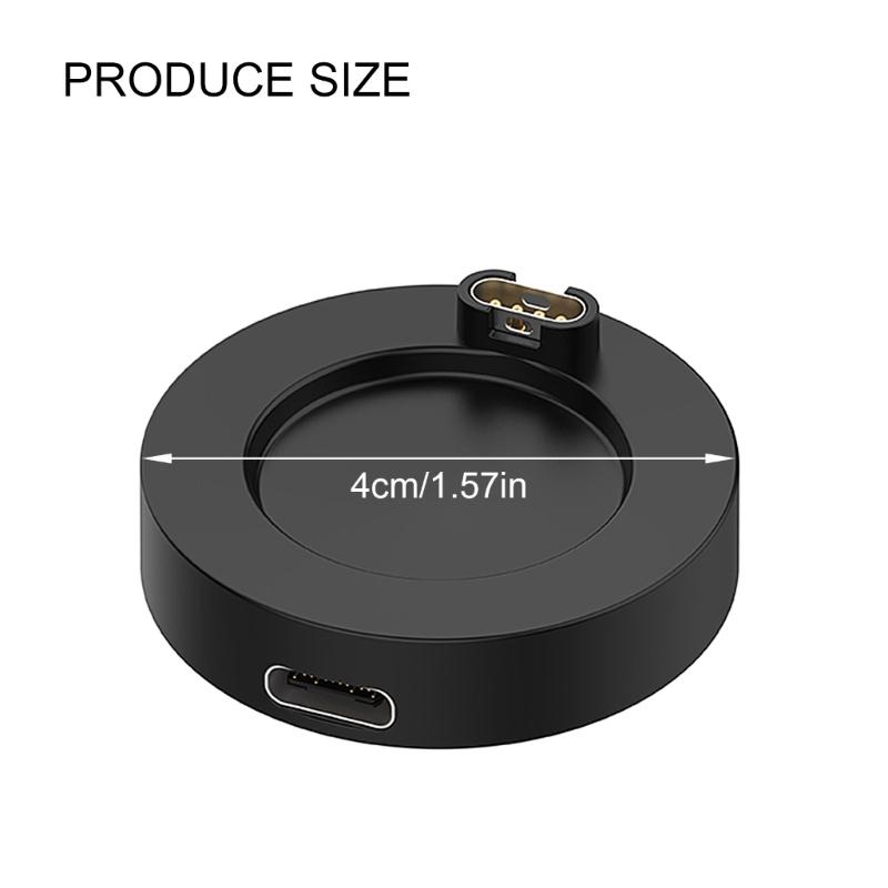 Portable Watch Charging Base Type C Input Secure Design Watch Charging Dock for 165/ 158/ 955/ 955 Solar