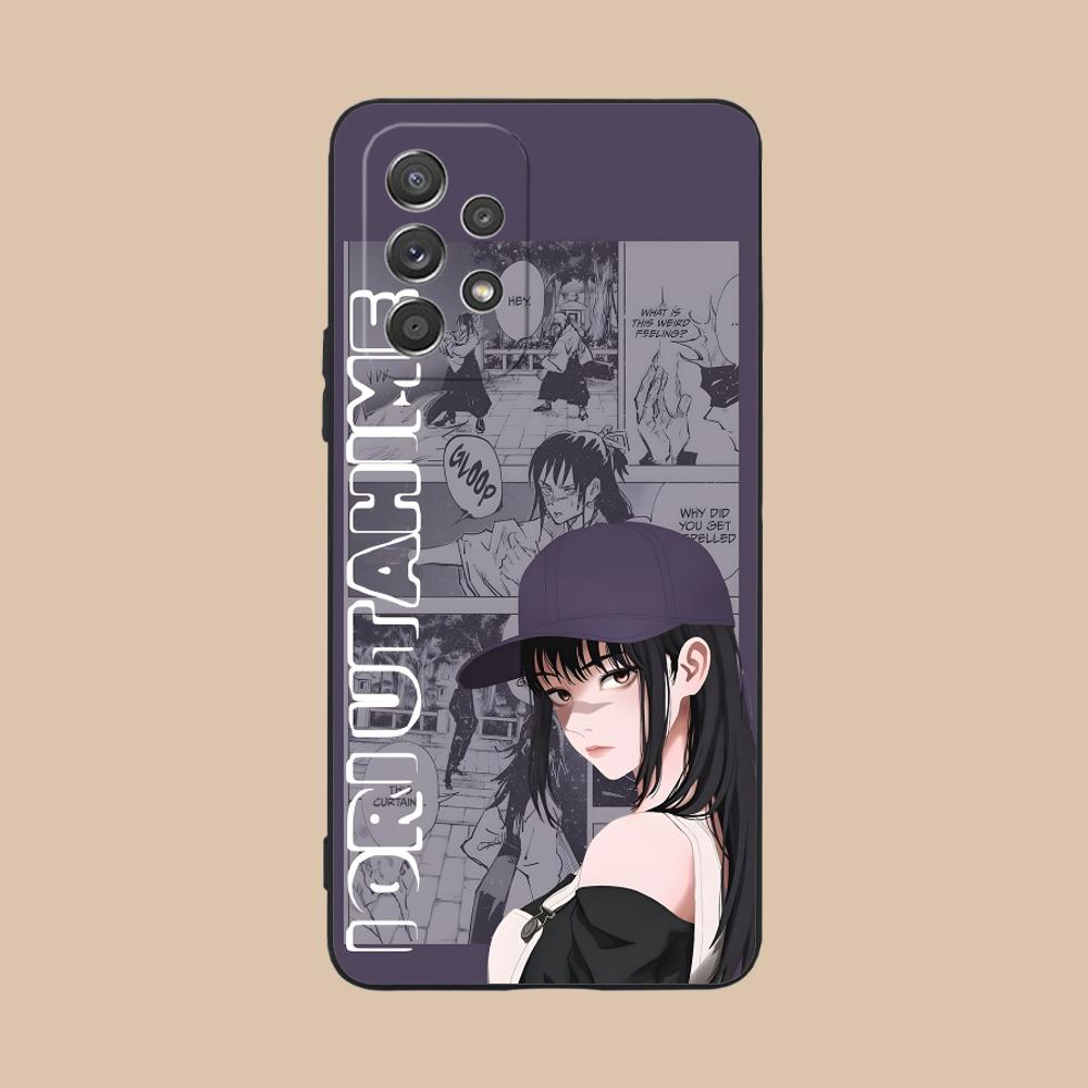 JJK Utahime Iori Matte TPU Mobile Phone Case for Samsung Galaxy M55 54 42 35 34 33 32 23 22 15 14 13 12 F55 5G Colorful Cover