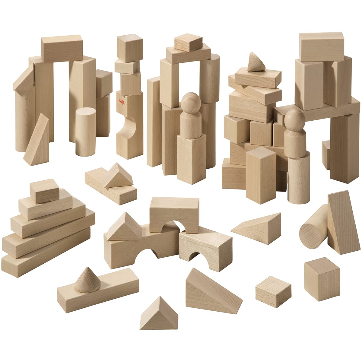 

Стартовый набор HABA Blocks, большой, 60 предметов (Включает в себя мешок для чистки) 1070 [Обычный импортный продукт]
