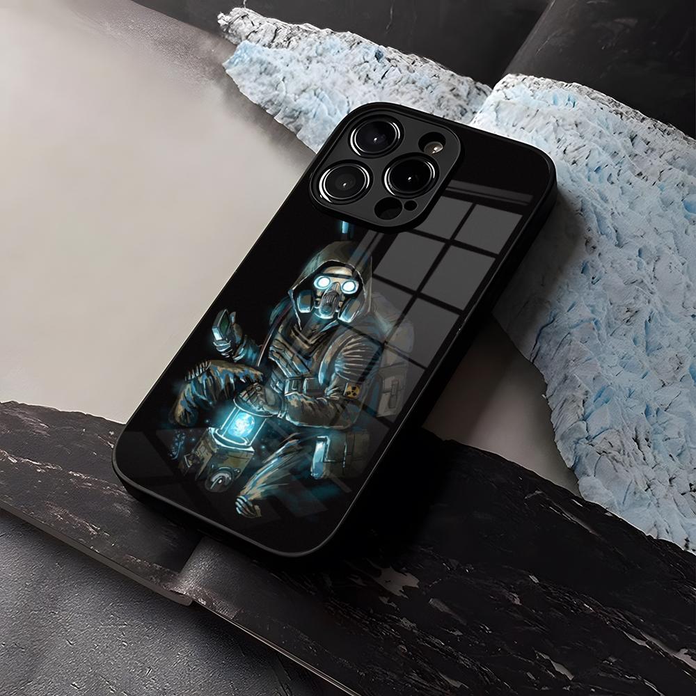 

Игровой Чехол для Телефона Сталкер 2 Горячий Закаленное Стекло Для IPhone 16 13 14 12 15 11 Pro Max Plus Mini X XR SE2020 Coque iPhone 13