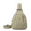 Korean Version Fashionable Casual Backpack for Women, New Multifunctional Chest Bag for Women, Nylon Waterproof Lightweight Travel Backpack for Women
