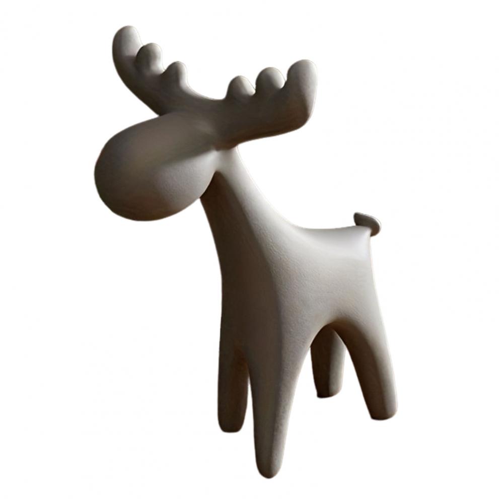 Nature-inspired Home Decor Reindeer Figurine Home Decor Small 3d Printed Reindeer Figurines for Christmas for Tv for Wine