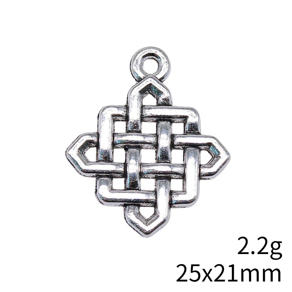Valentine's Day Charms For Necklace Chinese Knot Chinese Character Charms Pendant Women's Bag Pendant Accessories