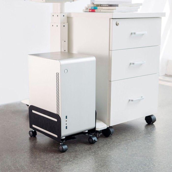 Ewent EW1291 Support Pour Ordinateur De Bureau, Support PC Avec Roues, Protège De La Poussière Et De La Saleté - Pour La Maison Et