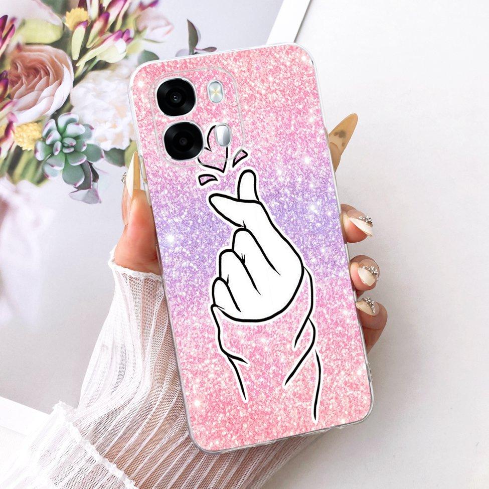 Klares Gehäuse für Oppo A6s 5G Hülle CPH2789 Luxuriös Süß Mode Schmetterling Cool Bemalte Abdeckung für Oppo A6s 4G CPH2815 Handyhülle