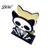Retro Style Napkins Halloween Wooden Napkin Holder, Ghost Pumpkin Skeleton Cat Bat Tissue Dispenser, Waterproof Gothic Room Decor Tabletop