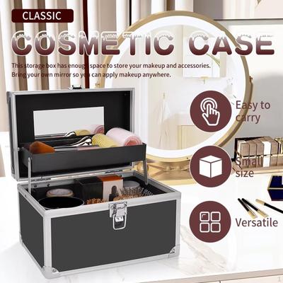 Makeup Carrying Case, Tools Storage Container, Manicure Accessory Case for Beauticians