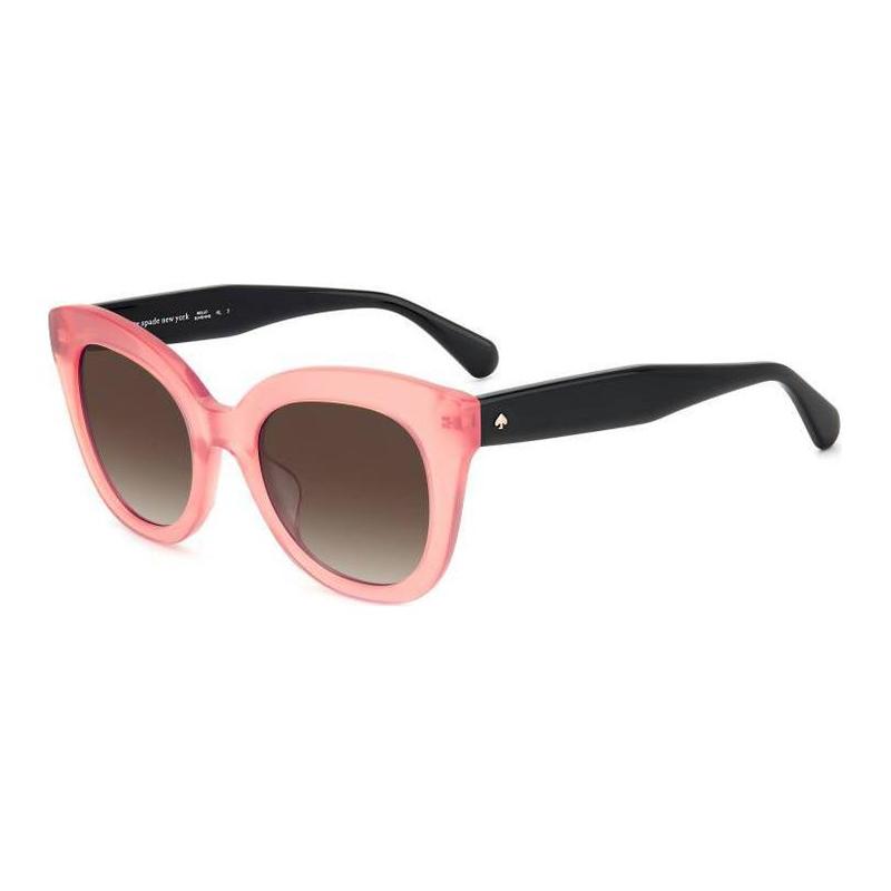 Kate Spade logo design acetate square sunglasses women pink BELAH-S-35JF0HA