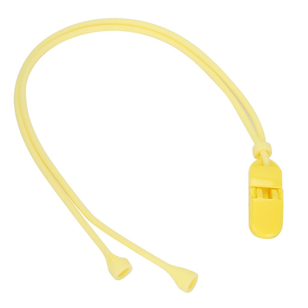 Silikon Anti-Verlust Lanyard Hörgerätehalter Riemen Schutzseil für ältere Menschen(Schwarz )