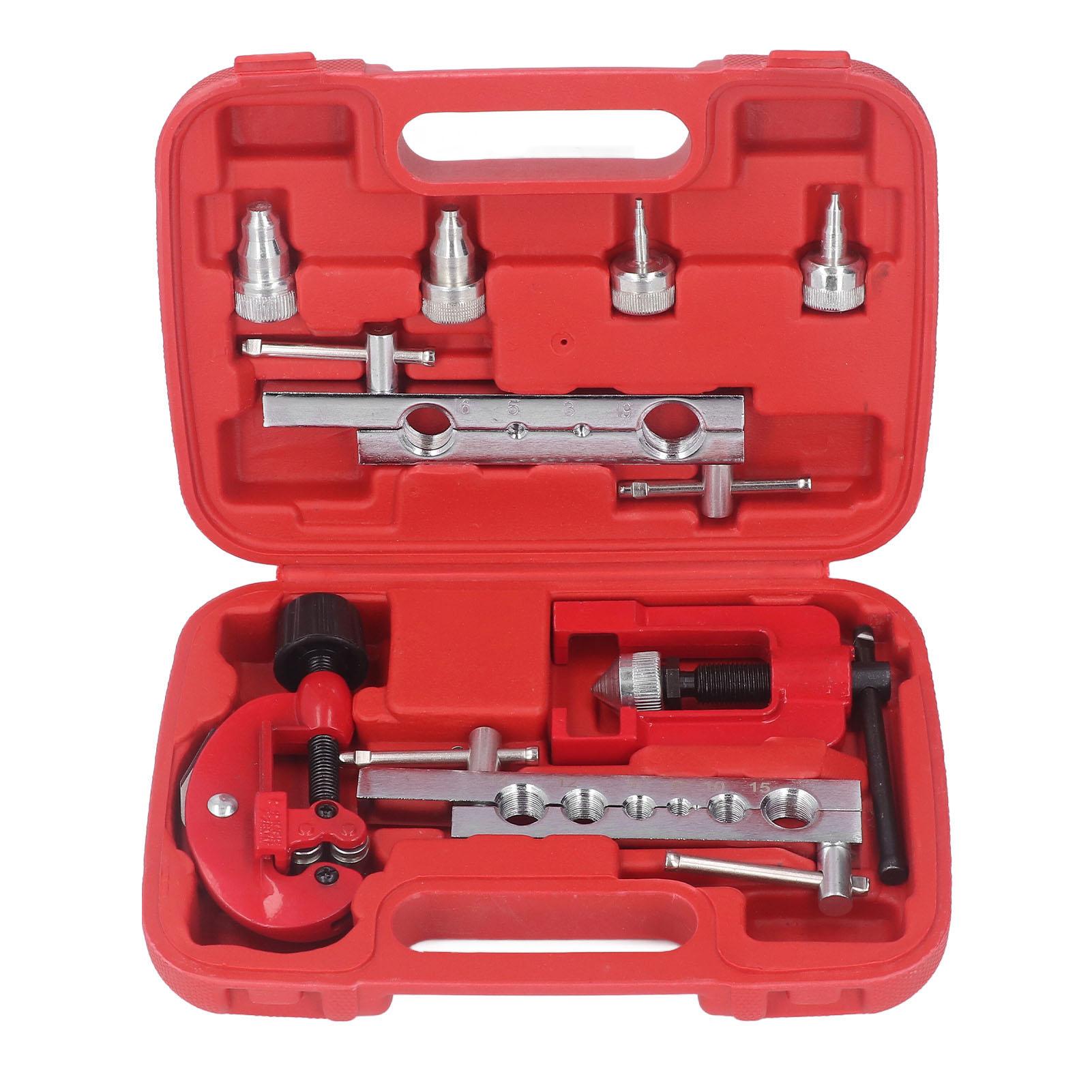 

Набор расширителей от 3 до 19 мм Хромованадиевая сталь Труборез Набор развальцовщиков для ремонта холодильников Металлургия красный