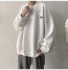 Couple Waffle Hoodie: Trendy Spring & Autumn Jacket, Hong Kong Style, Men's Round Neck Top