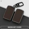New Zinc Alloy Leather Car Key Case Cover Holder Protector Shell For Mazda 3 Axela Bp Cx-30 Dm G20 Mx-5 Mx30 X5 X9 Cx60 Cx90