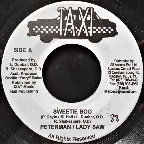 

7inch Record PETER MANN 6 LADY SAW Sweetie Boo NONE Taxi 2004 Jamaica Reggae Ska Dub Used