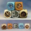 Monster Dice Funy Monster Face Resin Dice Set Halloween Tabletop Game Dice Set Props Weird Monster Dice Set For Table Games Role