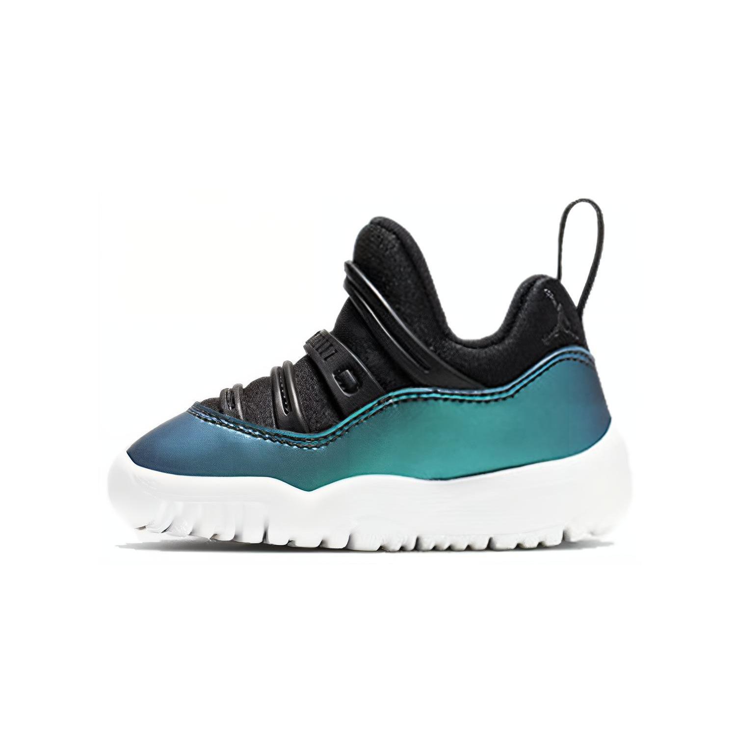 Jordan 11 Retro Little Flex Black Iridescent TD BQ7102-009 5C