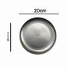 Titanium Camping Plate Travel Tableware Stackable Camping Supplies Backcountry Dinnerware For Backpacking Picnic Equipment