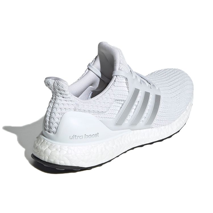 Adidas  UltraBoost 4.0 DNA White Silver Metallic Women Sneakers Cloud-White Core-Black FY9333
