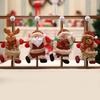 Christmas Ornament Santa Claus Tree Hanging Snowman Elk Bear Xmas Doll Decor