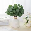 50pcs Artificial Silk Eucalyptus Leaf Stamen for Diy Christmas Home Vase Scrapbook Flowers Garden Wedding Wedding Party Supplies