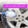 1PCS Car Cleaning Brush Portable Plush Tire and Rim Car Care Accessories Multifunctional Brush Tool Car Cleaning Wheel Brush