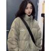 Winter down cotton clothes women's short new loose large size thickened couple bread clothes jacket tide