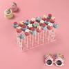 15/21 Hole Clear Acrylic Lollipop Holder Lollipop Sticks Candy Pop Display Stand Cakepopsical Stand Halloween Candy Decorative