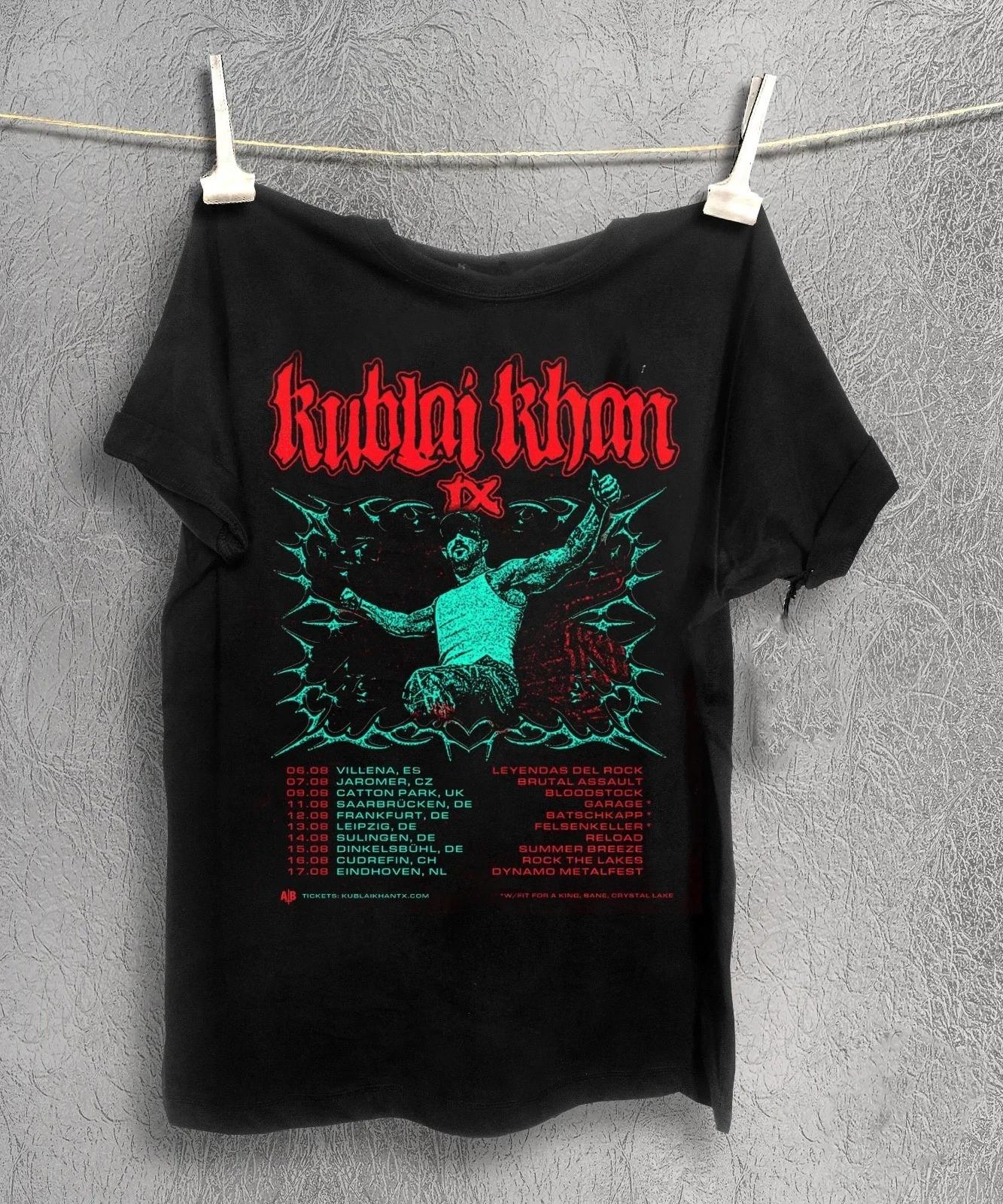 New Kublai Khan TX Band Tour August 2025 All Size Unisex T-Shirt M