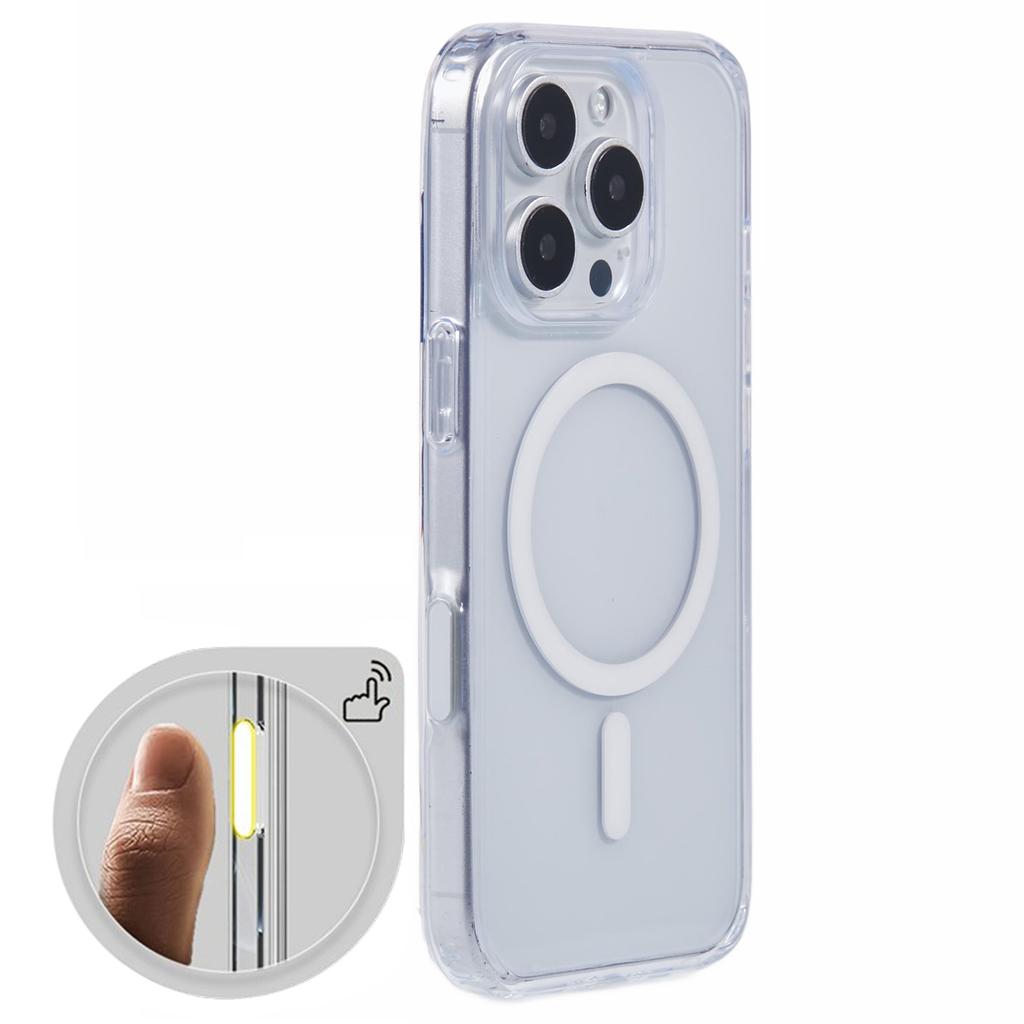 X-LEVEL For iPhone 16 Pro Case Compatible with MagSafe TPU+PC Clear Back Cover with Camera Control Button