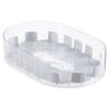 360 Rotating Refrigerator Storage Box Multifunctional Spice Organizer Simple Drink Tray for Kitchen Countertop
