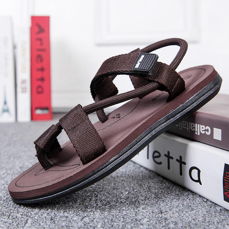 Erkek Sandalet Çift Modeli Rahat Terlik Trend Düz Sandalet Aşınmaya dayanıklı Flip Flop Rahat plaj ayakkabısı Moda Yaz