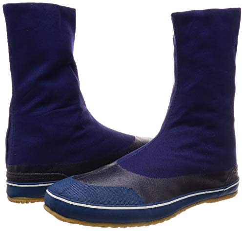 Moonstar Men's/Women's Work Tabi Socks, Mid-Long, Durable, Navy Blue, Size 26.5 Cm, 2E