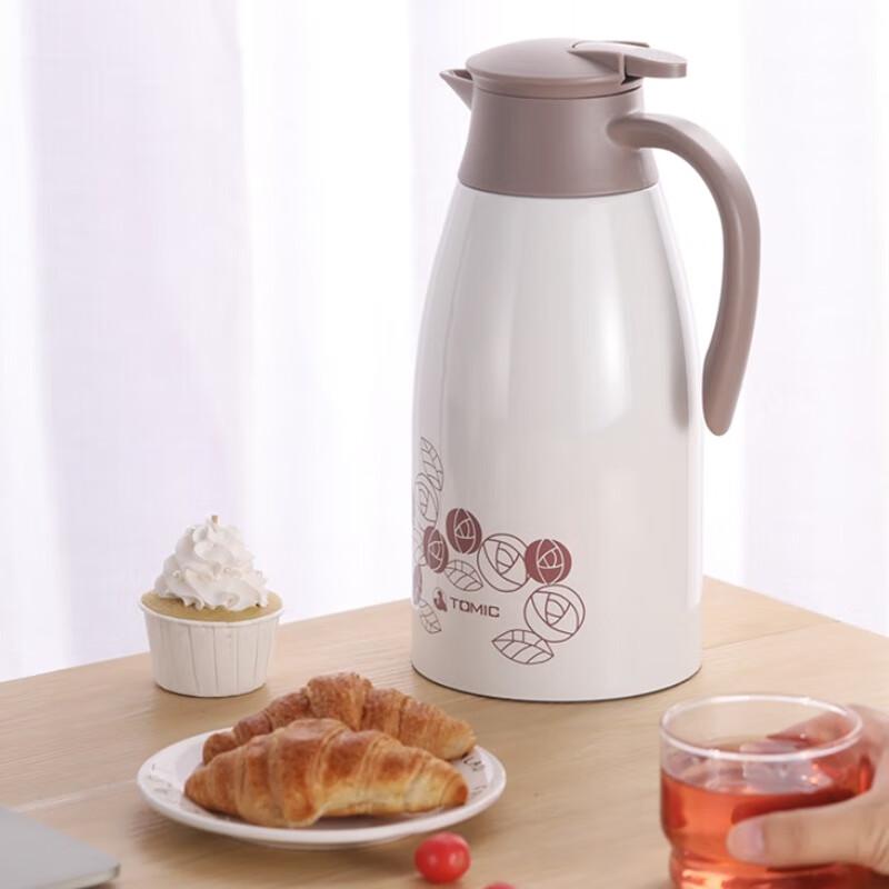 TOMIC TJ2047 2L Stainless Steel Air Pressure Thermos