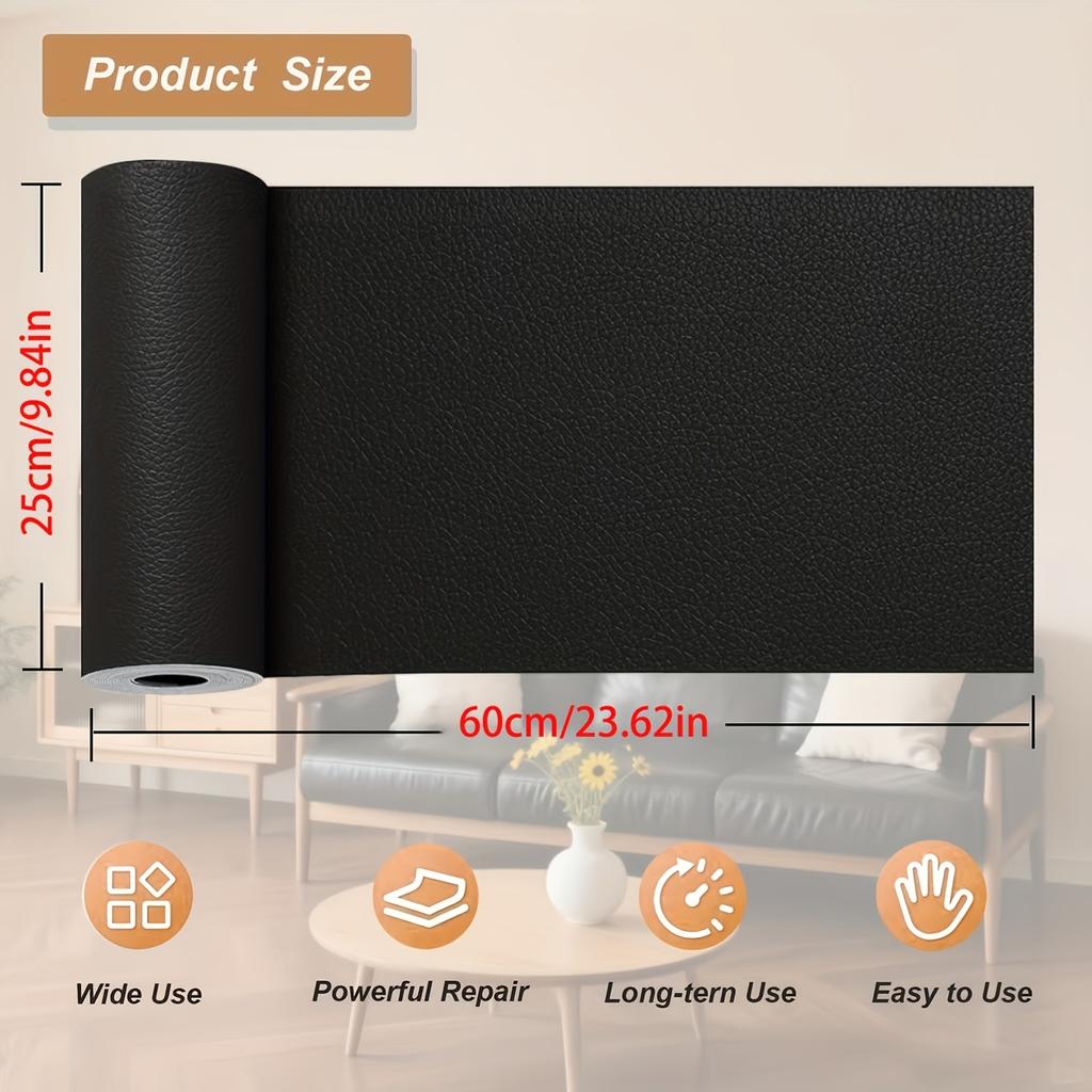 25X60cm Self Adhesive Fix Patch Household Sofa PU Leather Repair Sticker Subsidies Furniture Refurbish Fabric Self DIY Patches