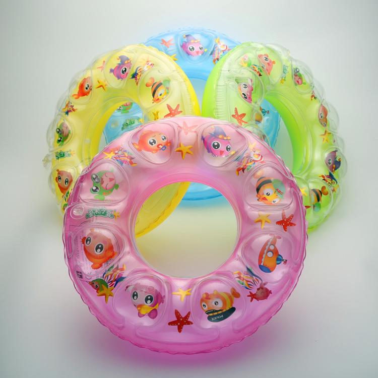 Crystal circle, happy circle, fruit circle, adult swimming ring, life buoy, water toys, cartoon floating ring. Foot pump