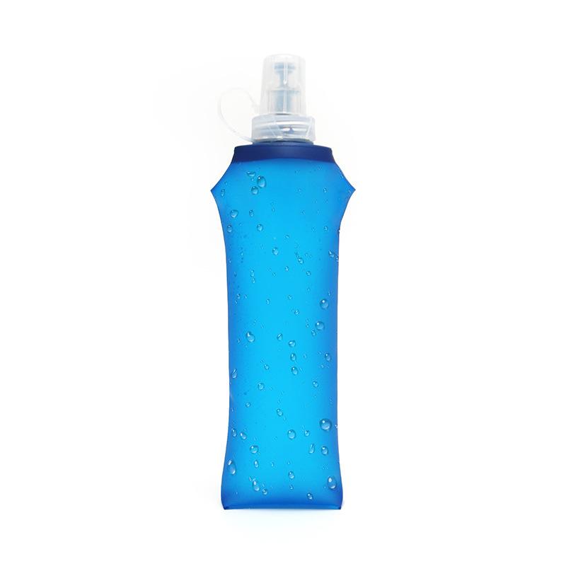 TPU Sports Water Bottle Marathon Hydration Soft Water Bottle Outdoor Portable Water Bottle