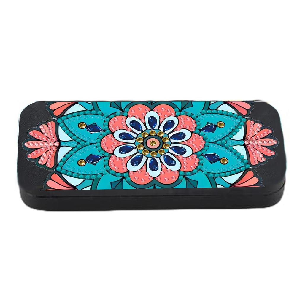 

Мандала Алмазная Живопись Чехол для Очков Стразы Футляр для Хранения Солнцезащитных Очков PU PU Держатель для Очков Чехол для Хранения Очков