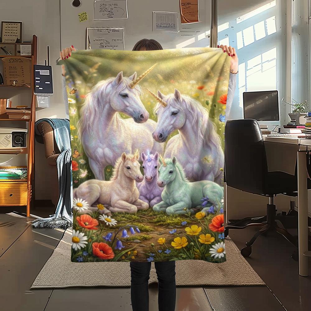 

1PC Animal Print FlAannel Blanket, High quality Comfortable for All Seasons, Home Decor, Warmth and Comfort 80cm x 120cm
