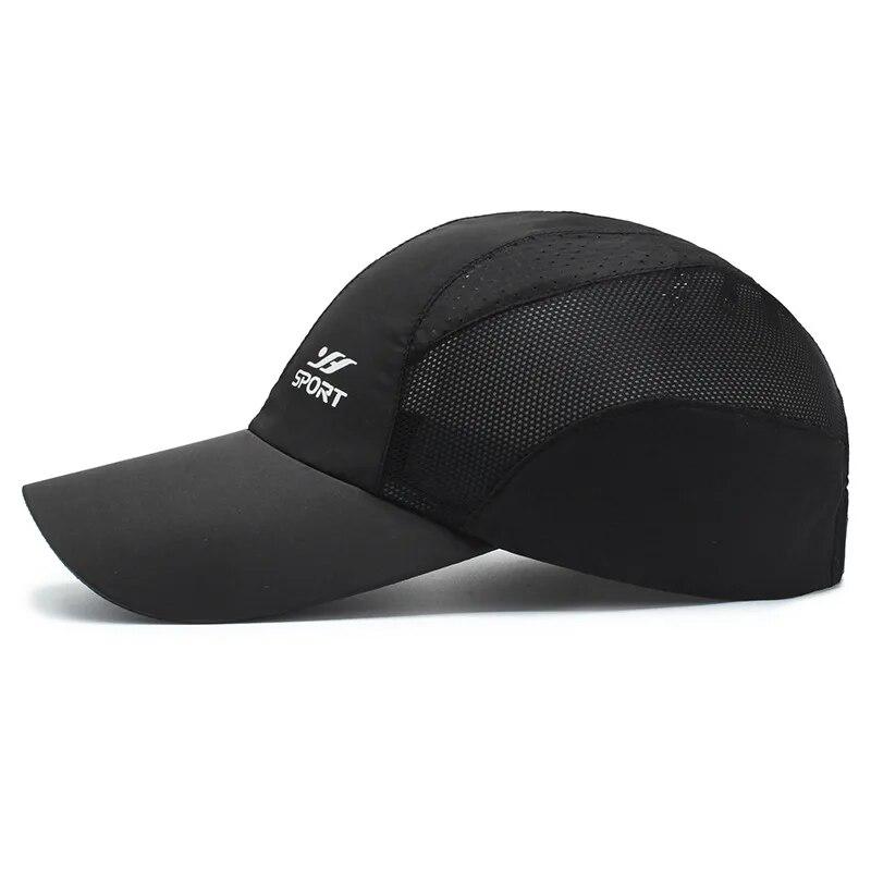 Spring Summer  Sports Hats Men's Sun Hats Outdoor Quick Drying Fabric Baseball Net Caps Sunscreen Breathable Caps