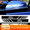 Car Sticker 2026 Ford New 2025 Hot 2PCS Car Rearview Mirror Decoration Sticker Auto Refit Accessories For Ford Mustang Focus 2 3
