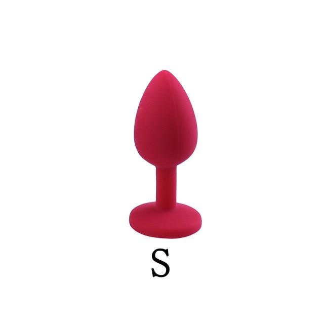 3Pcs/Set Safe Butt Plug With Crystal Detachable Jewelry Anal Plug Vagina Clitoris Vibrator Sex Toy