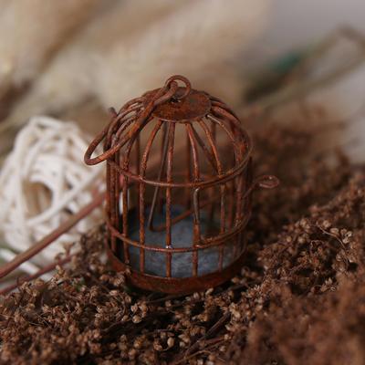 1:12 Dollhouse Accessories Miniature Metal Bird Cage Doll House Ornament
