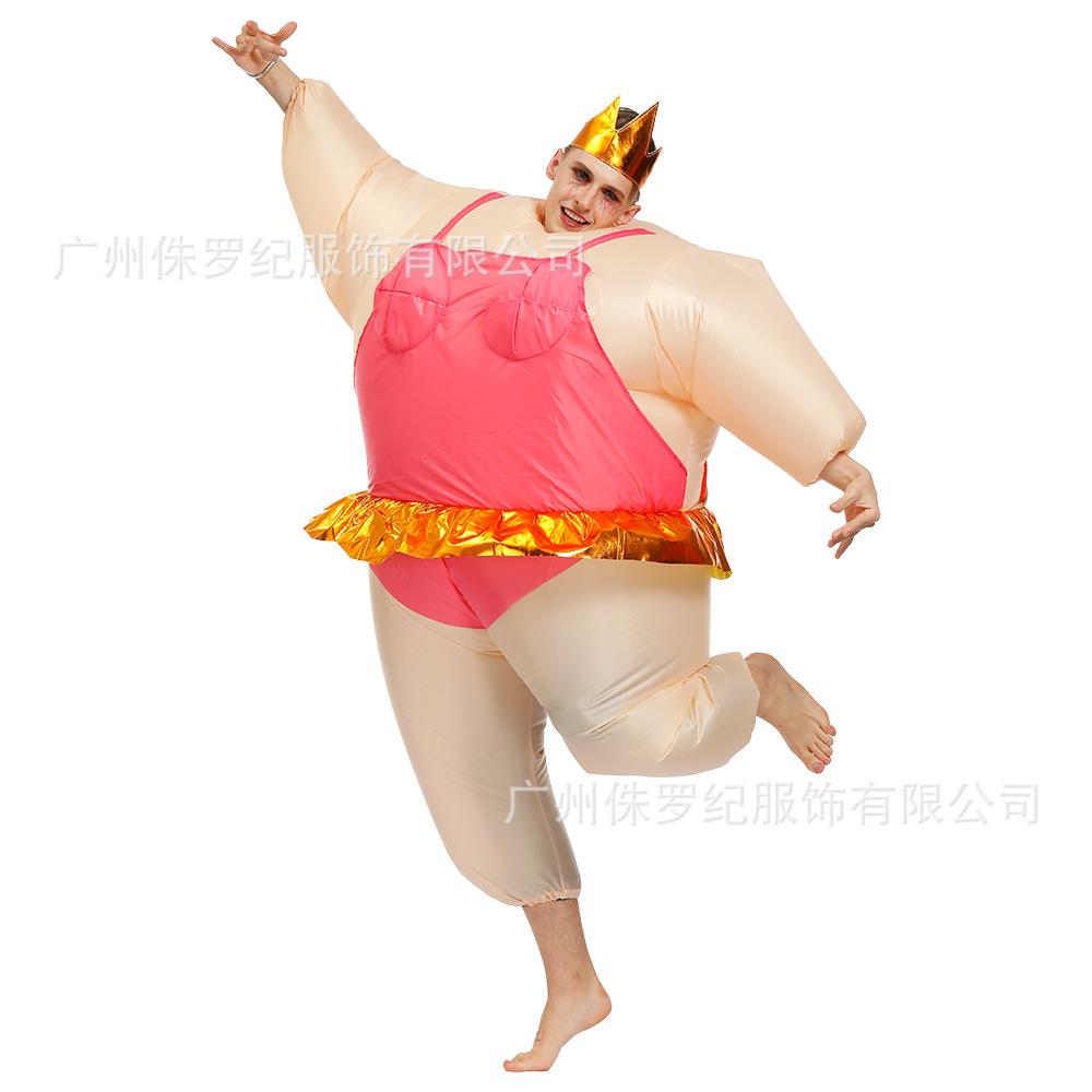 Costume Clothing Inflatable Adults Ballet Dancer Makeup Stage Performance Prop