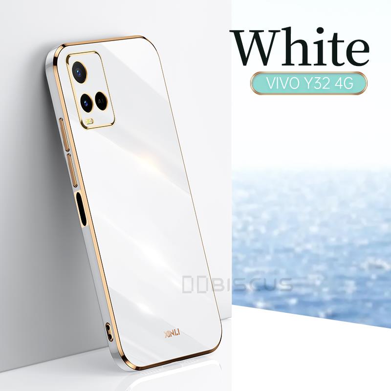 Custodia Per Vivo Y33S Y72 Y52 Y21 Y21S Y53S Y10 Y15S Y55S Y17 Y15 Y12S Y11S Y50 Lusso Placcatura Morbido Silicone Funda Carcasa Coque
