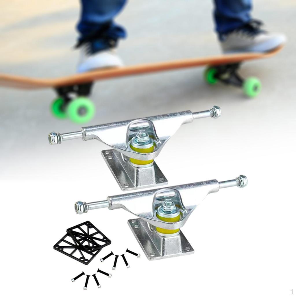 Skateboard Truck Bridge Steering Bracket for Outdoor Modification Silver 1pcs