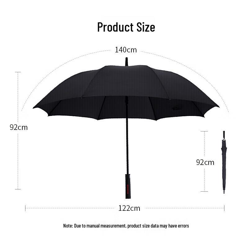 MAYDU Men's Semi-Automatic Windproof Golf Umbrella