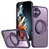 For iPhone 16 Plus Case Compatible with MagSafe TPU+Acrylic Kickstand Phone Cover