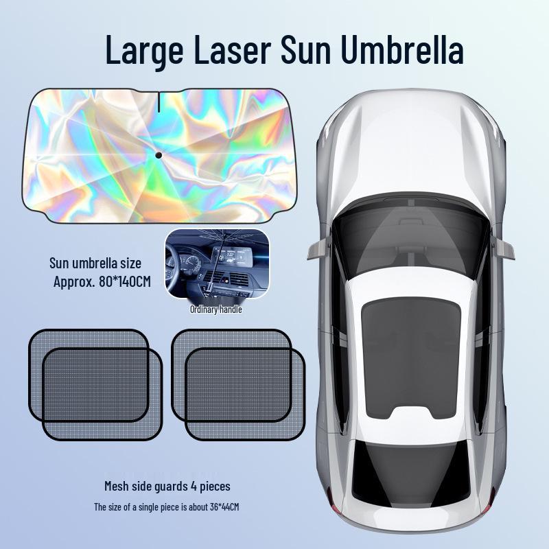 Laser Sunshade: Car Heat Insulation Umbrella for Windshield