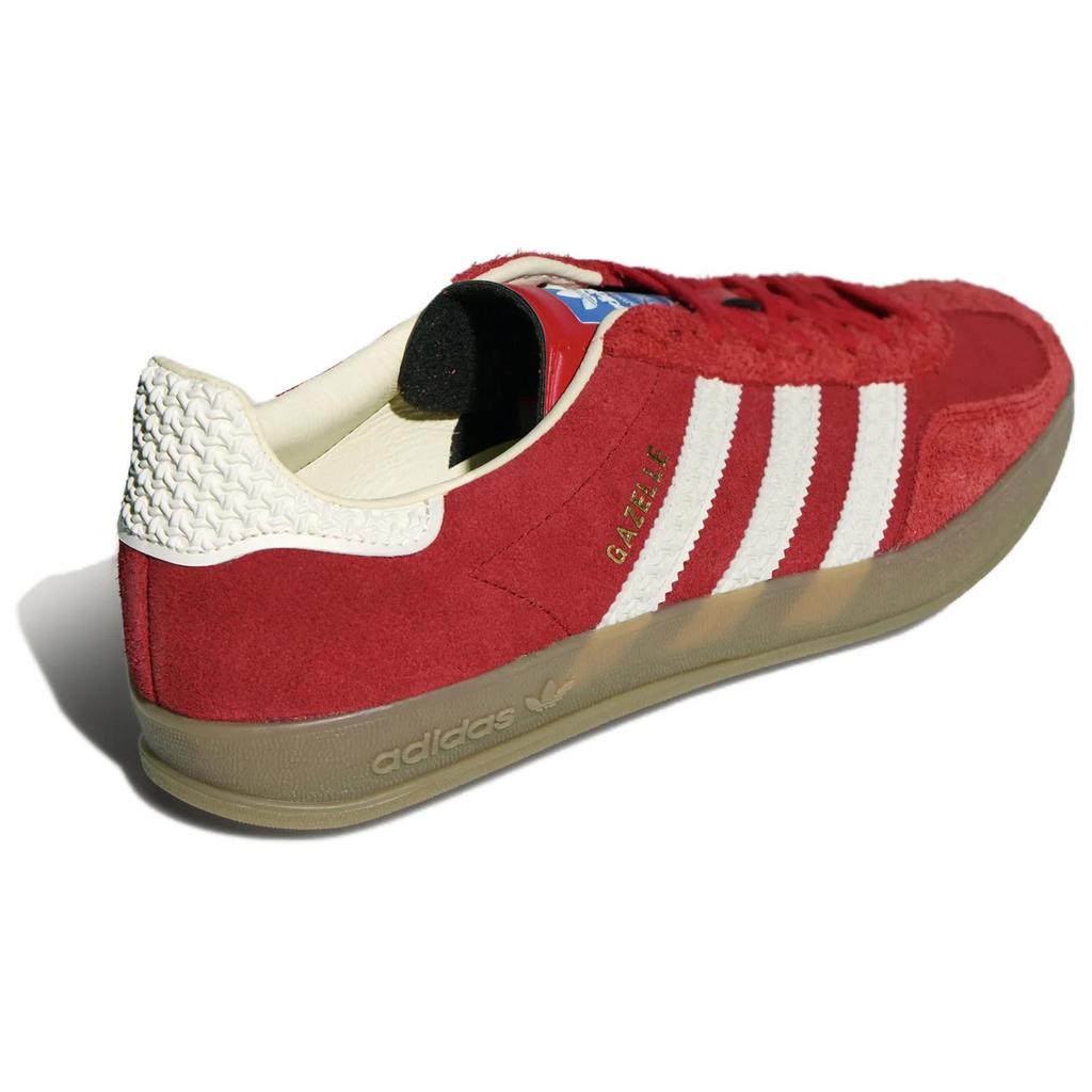 adidas Gazelle Indoor Scarlet Gum Unisex Sneakers Rood Beter-Scarlet Off-Wit IF1808