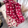 Scarf Women'S Winter High-End Sense Ginkgo Biloba Fashion Imitation Cashmere Warm Scarf Short Beard Fringed Shawl