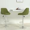 Day and Night - Day and Night Kitchen Stool 2 Pack Light Green Velvet
